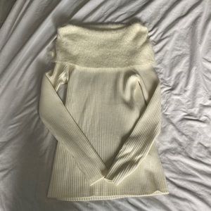 International concepts, heavy ribbed sweater